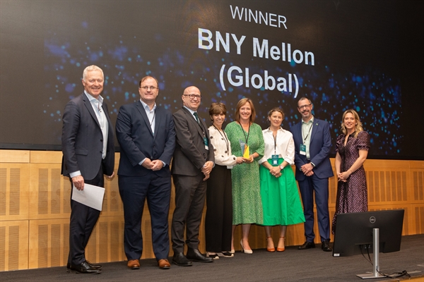 BNY wins MindForward Alliance Thriving at Work Award Organisational Leadership Award